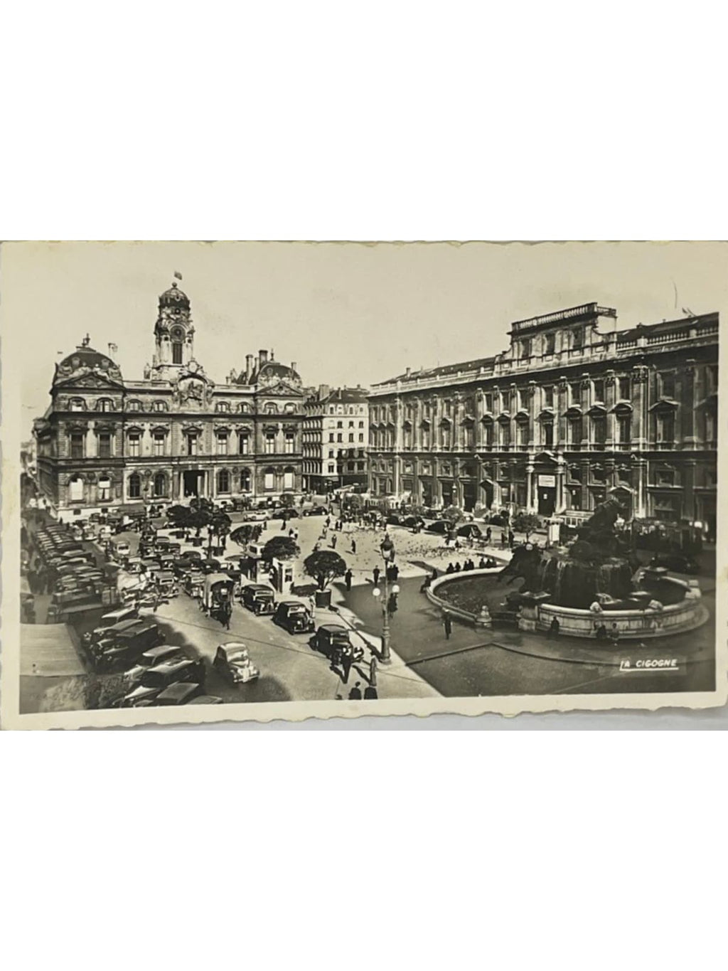 Recto de la carte postale
