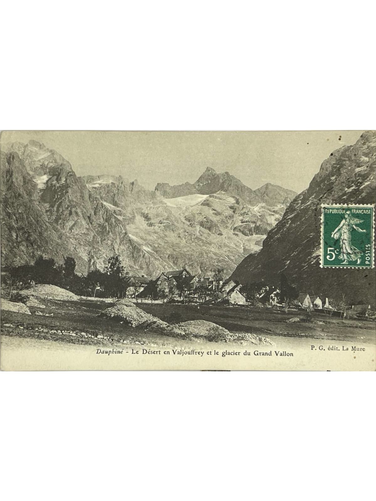 Recto de la carte postale