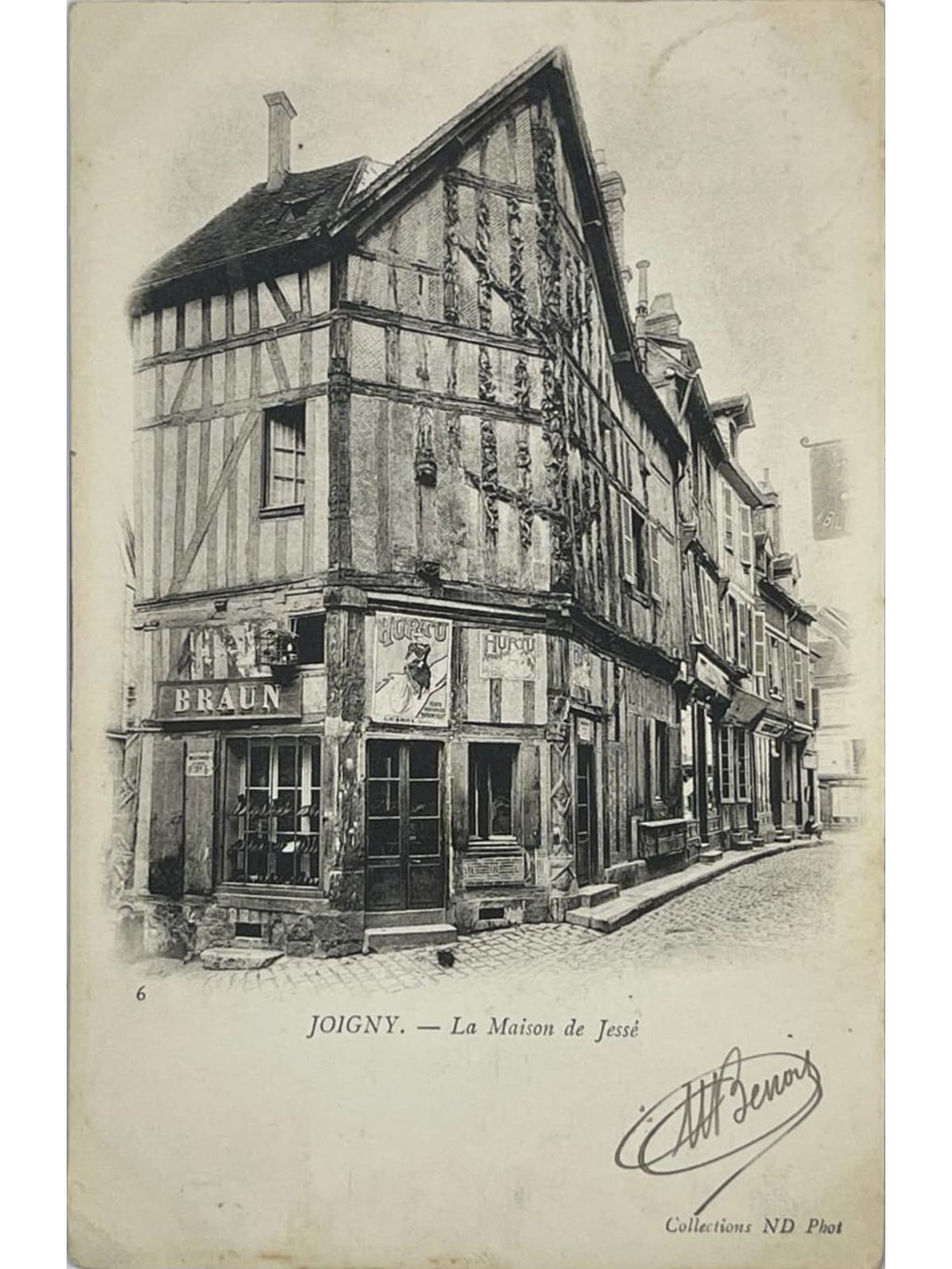 Recto de la carte postale