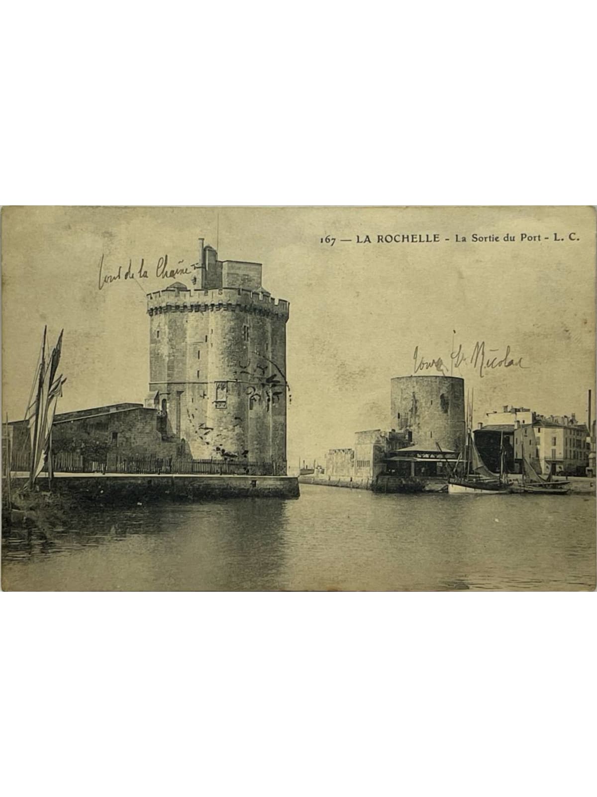 Recto de la carte postale