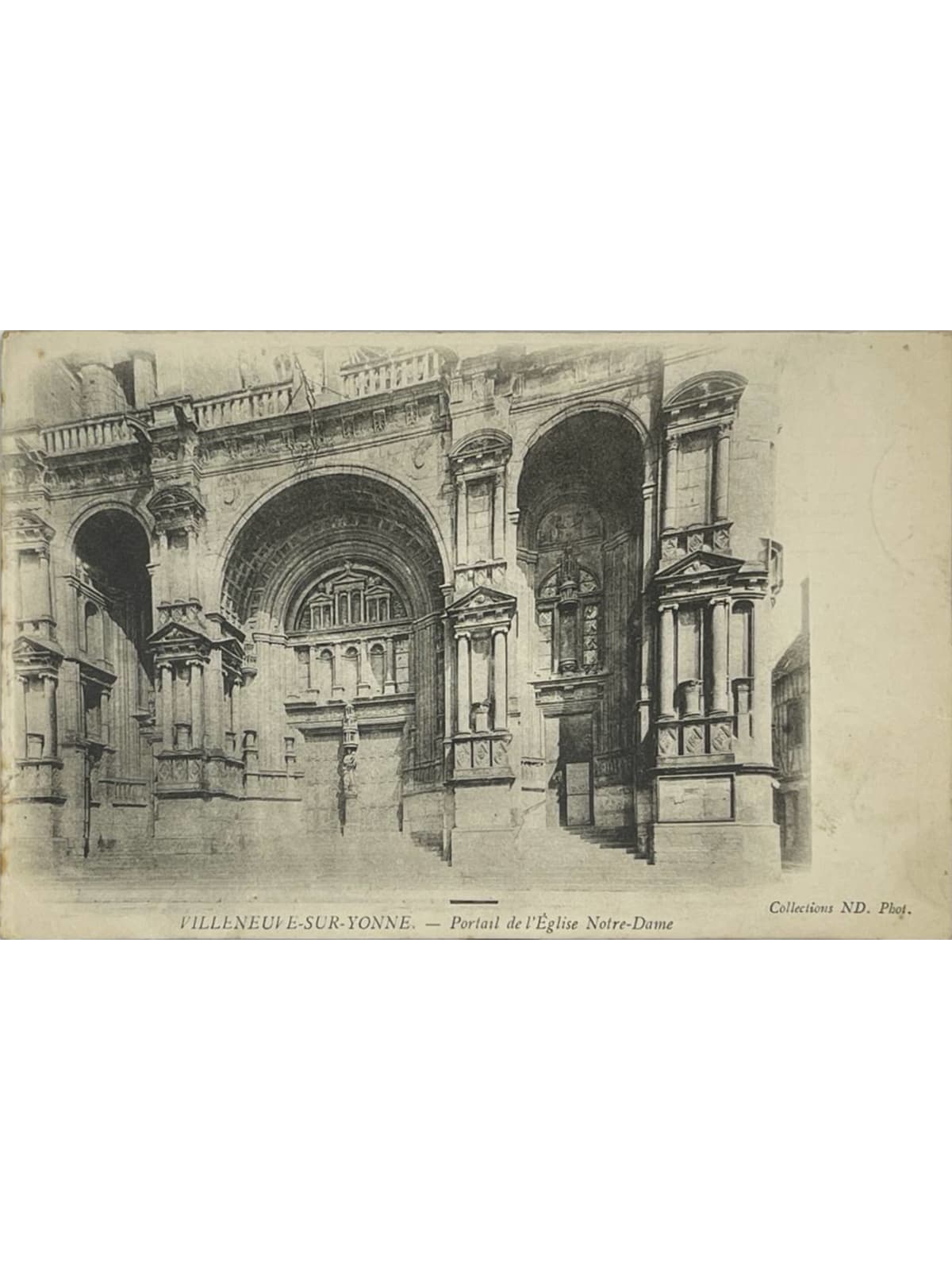Recto de la carte postale