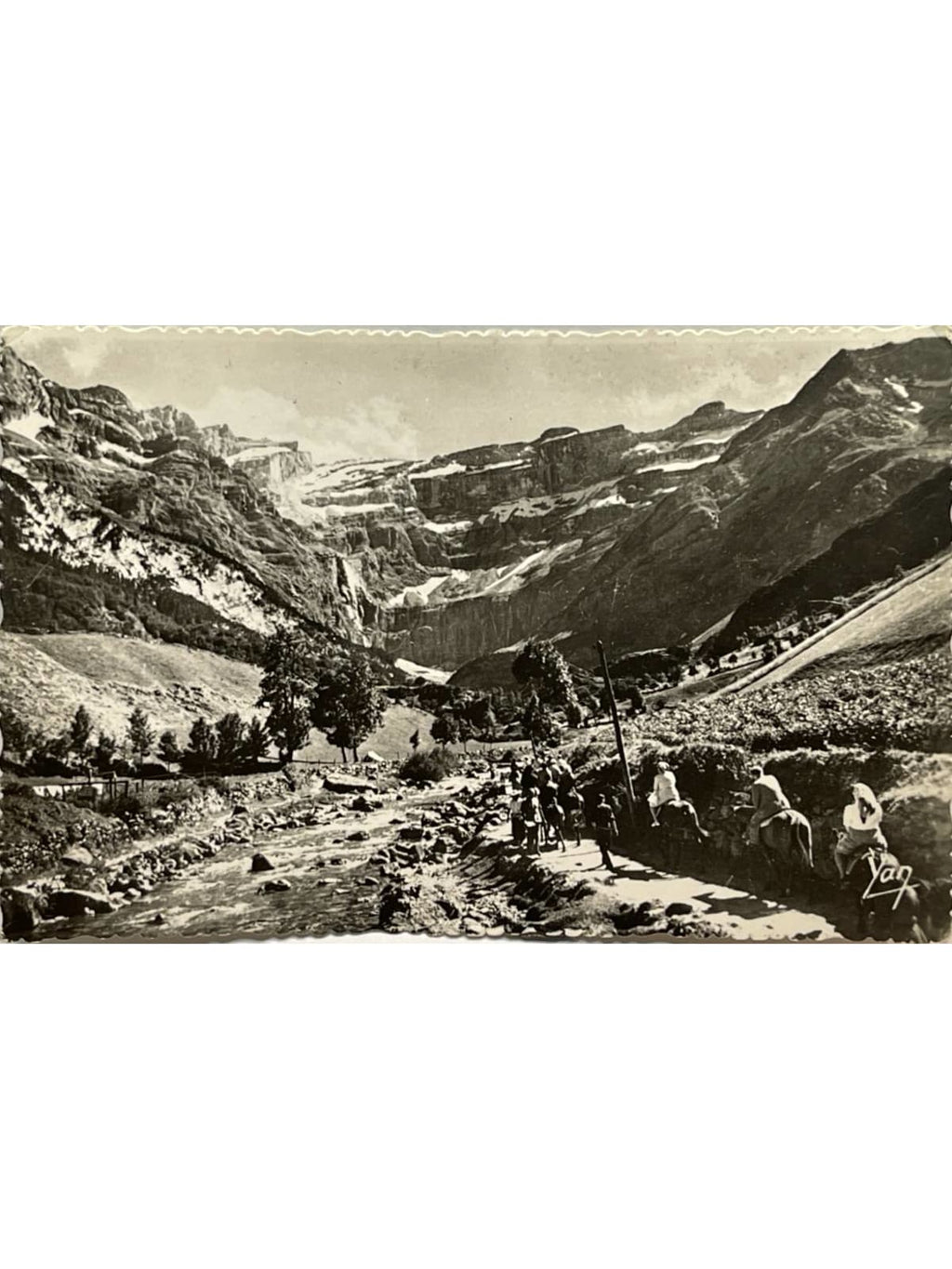 Recto de la carte postale