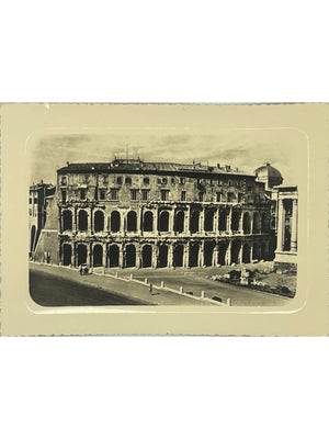 Carte postale – Rome – Théâtre de Marcellus – Carte photo Bromofoto