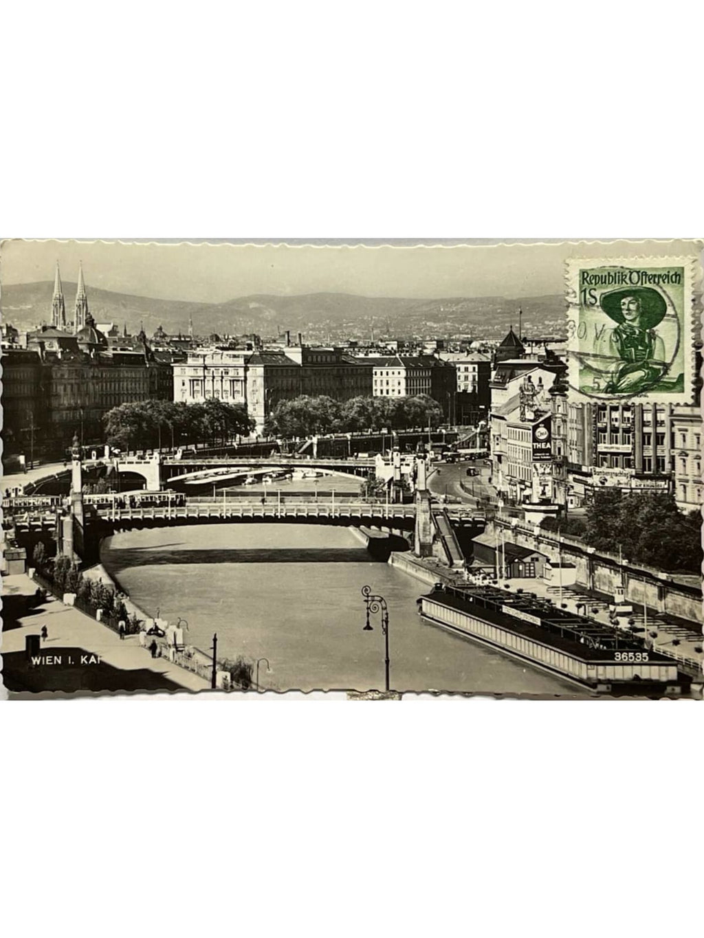 Recto de la carte postale
