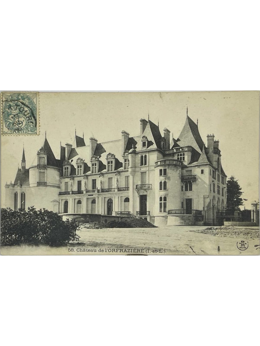 Recto de la carte postale