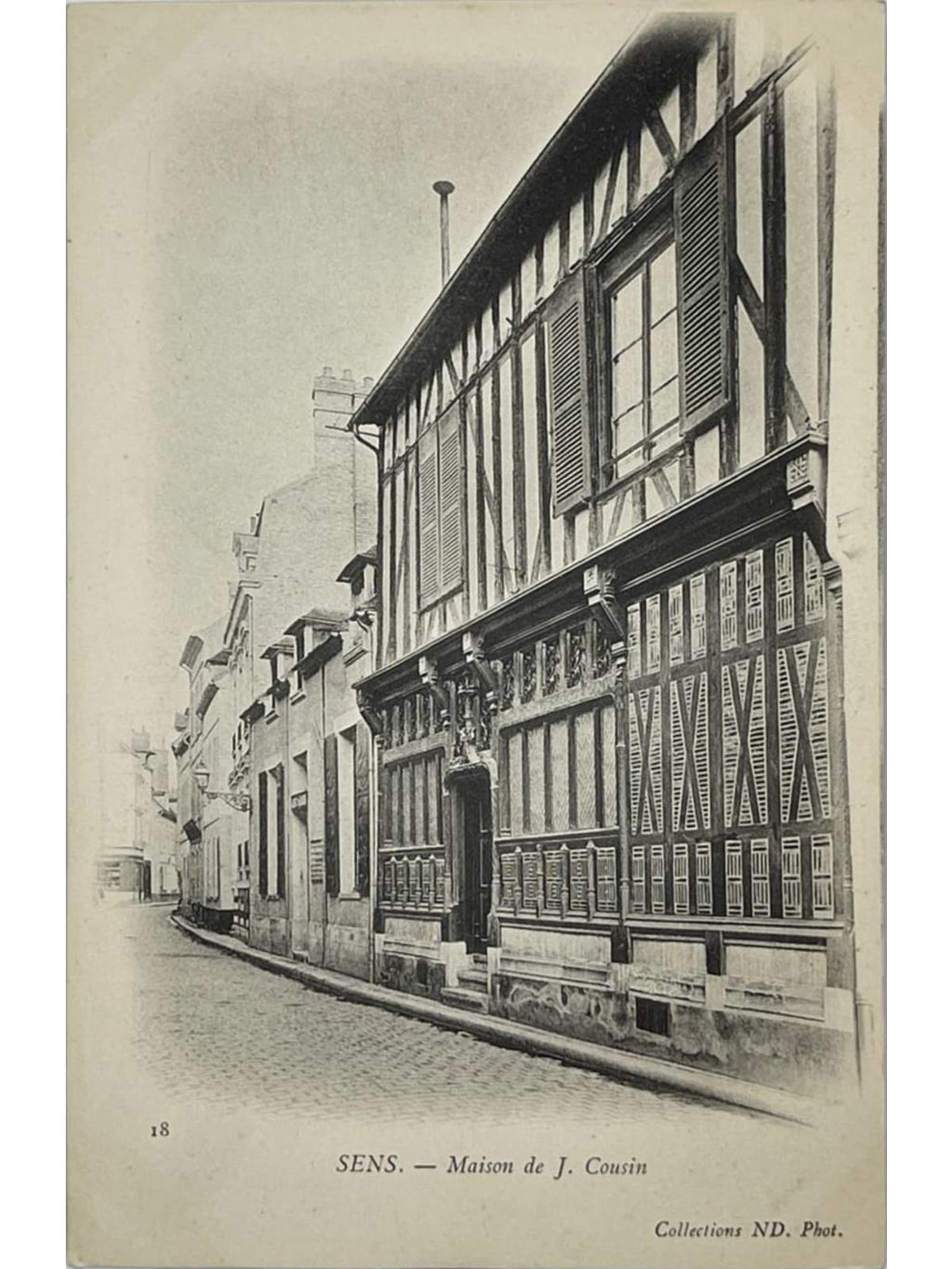 Recto de la carte postale