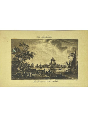 La Rochelle – Le Port au XVIIIe siècle – CPA ancienne