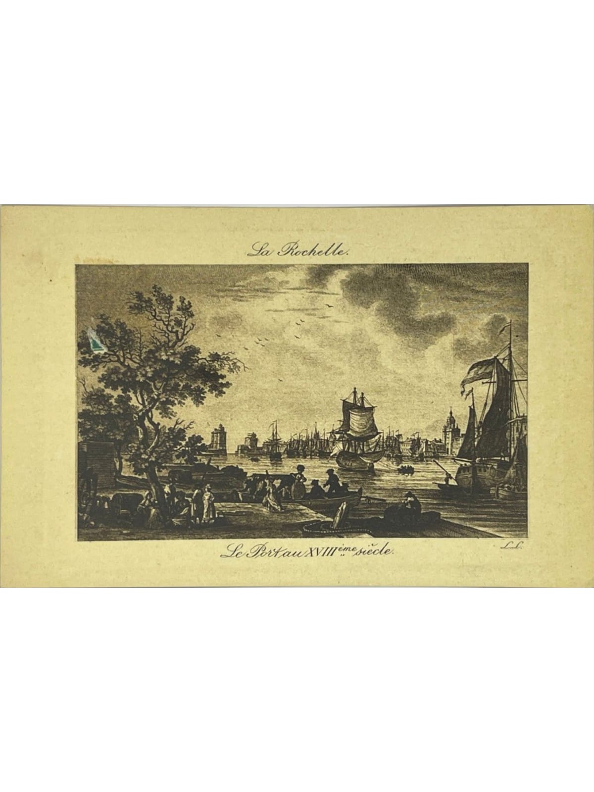 Recto de la carte postale