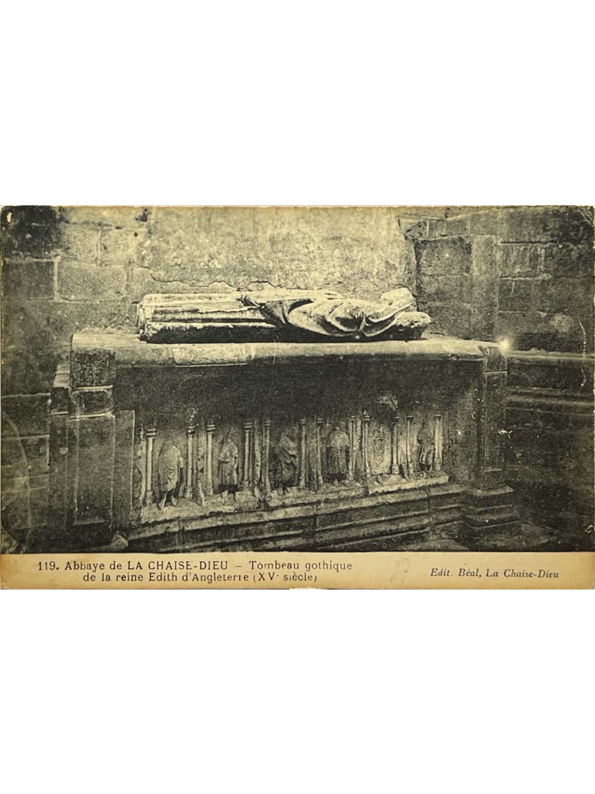 Recto de la carte postale