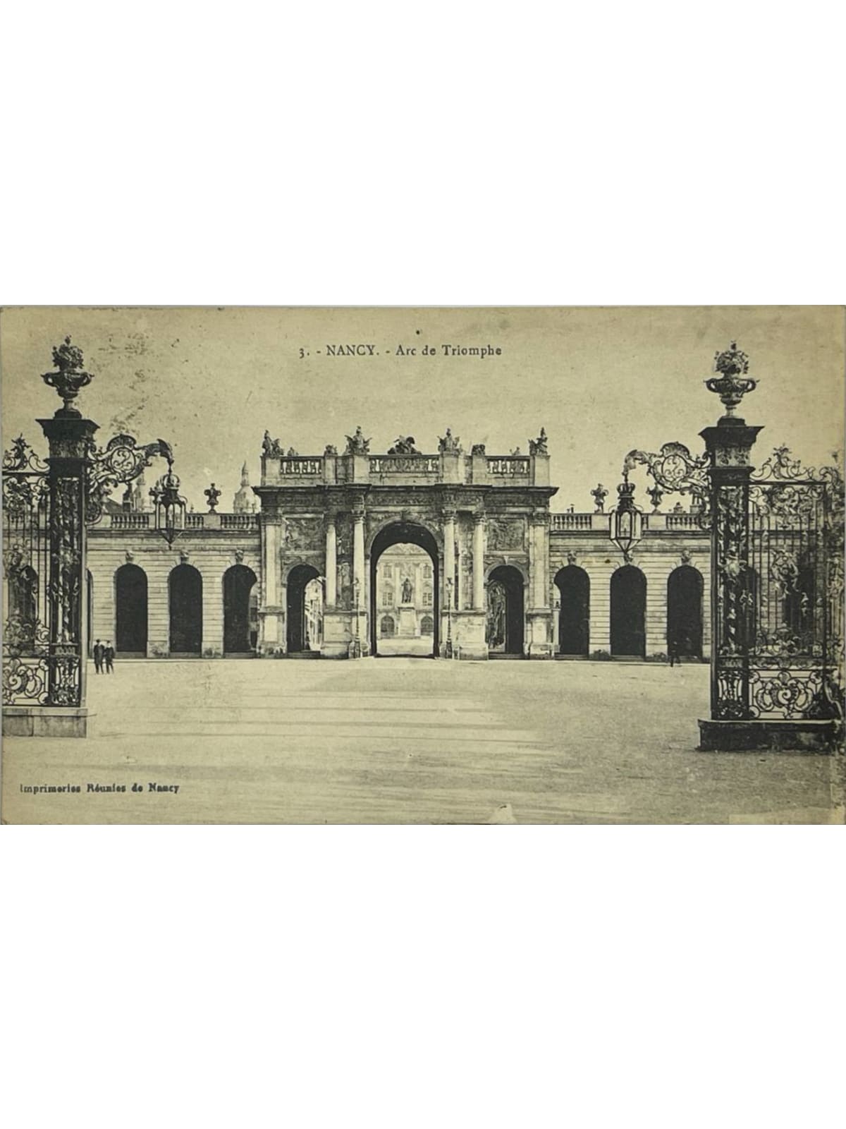Recto de la carte postale