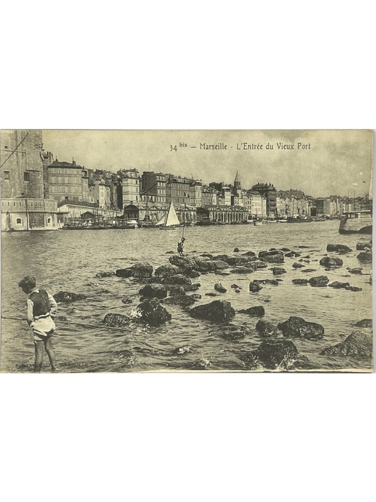 Recto de la carte postale