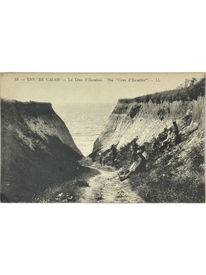 Escalles – Le Cran d’Escalles, vue animée – CPA LL n°58
