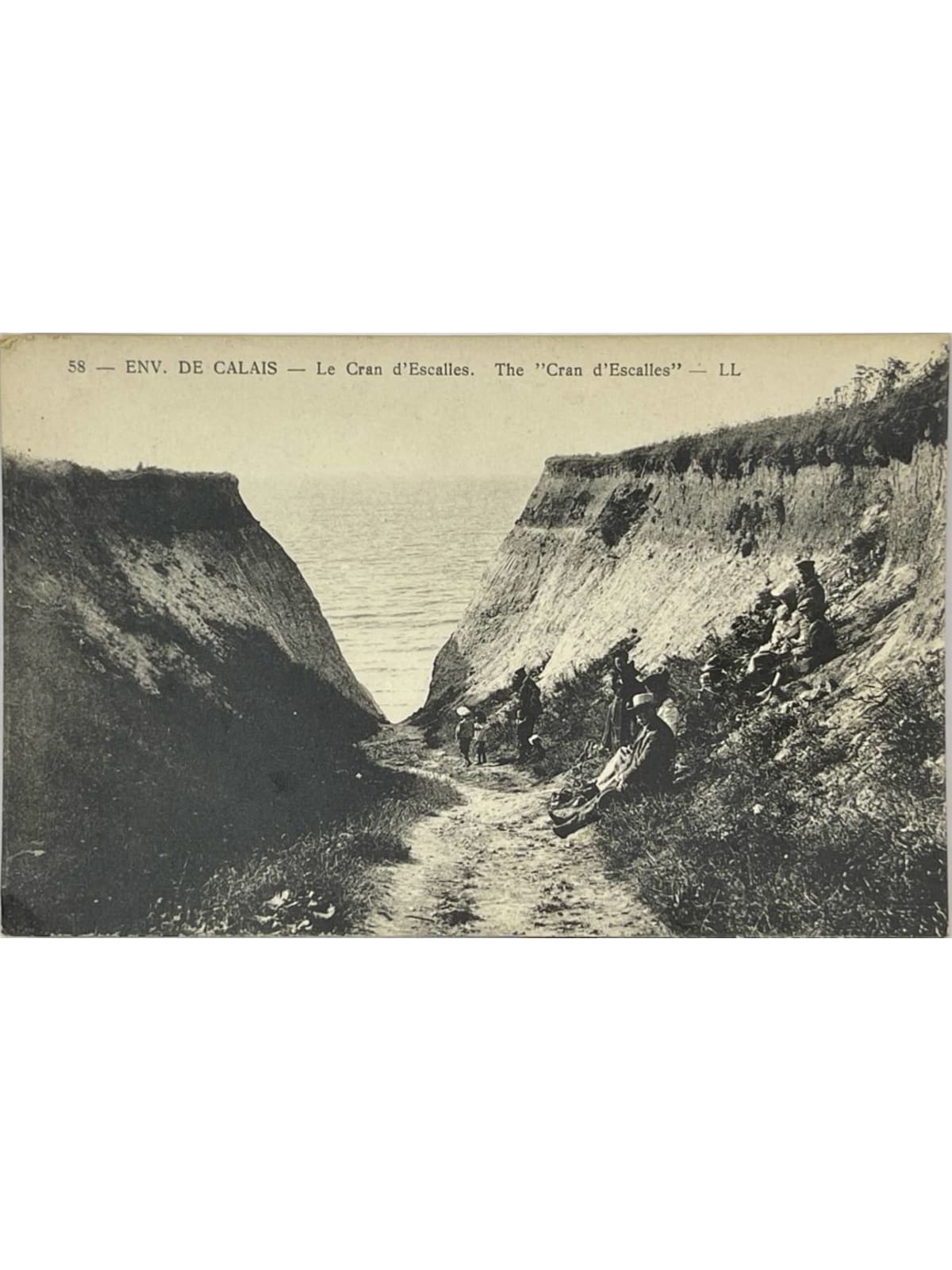 Recto de la carte postale