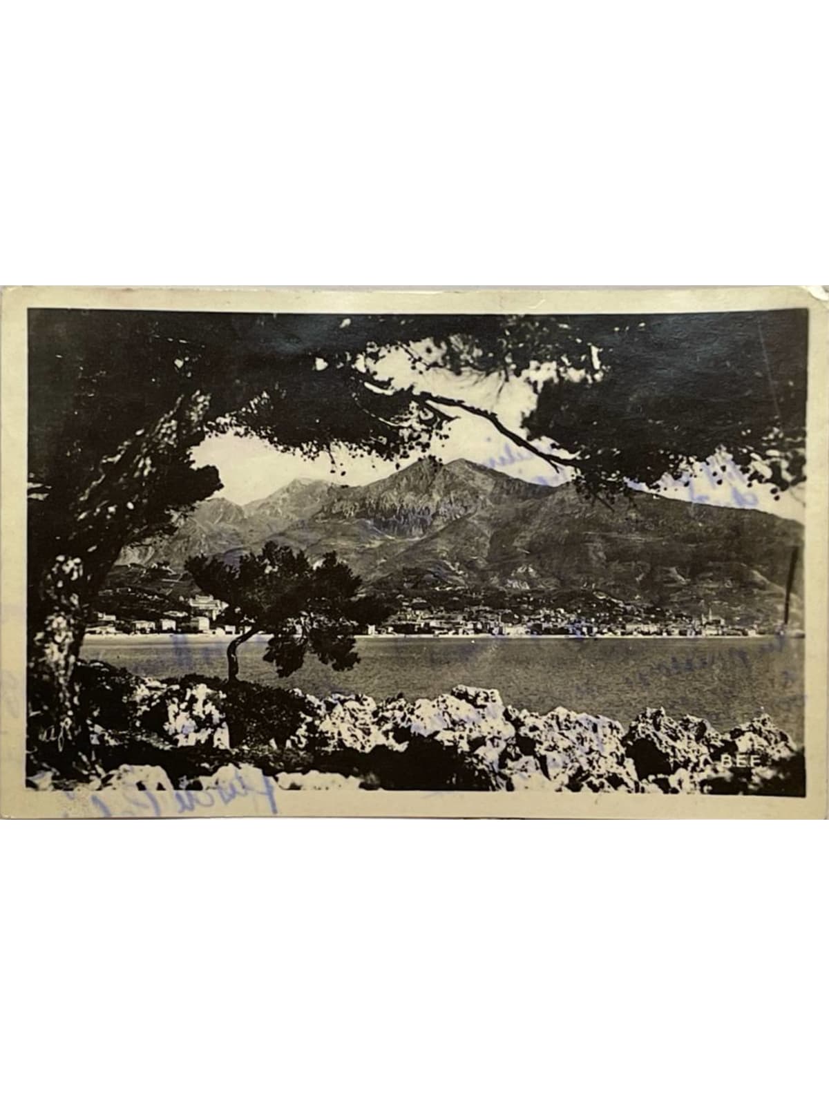 Recto de la carte postale