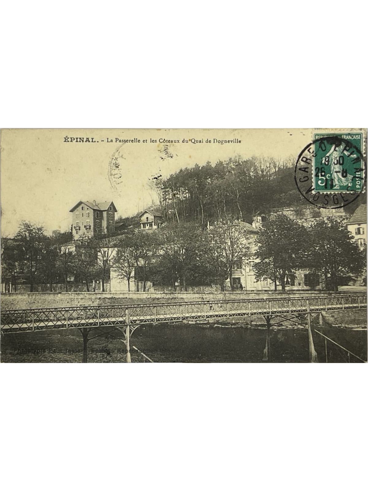 Recto de la carte postale