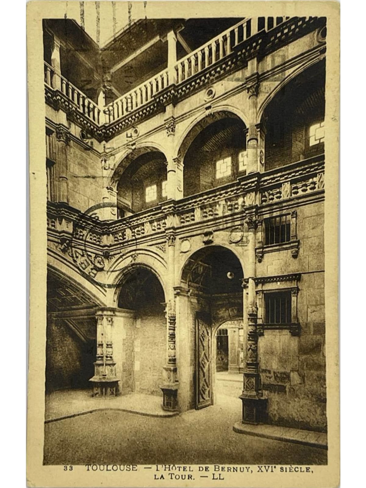 Recto de la carte postale