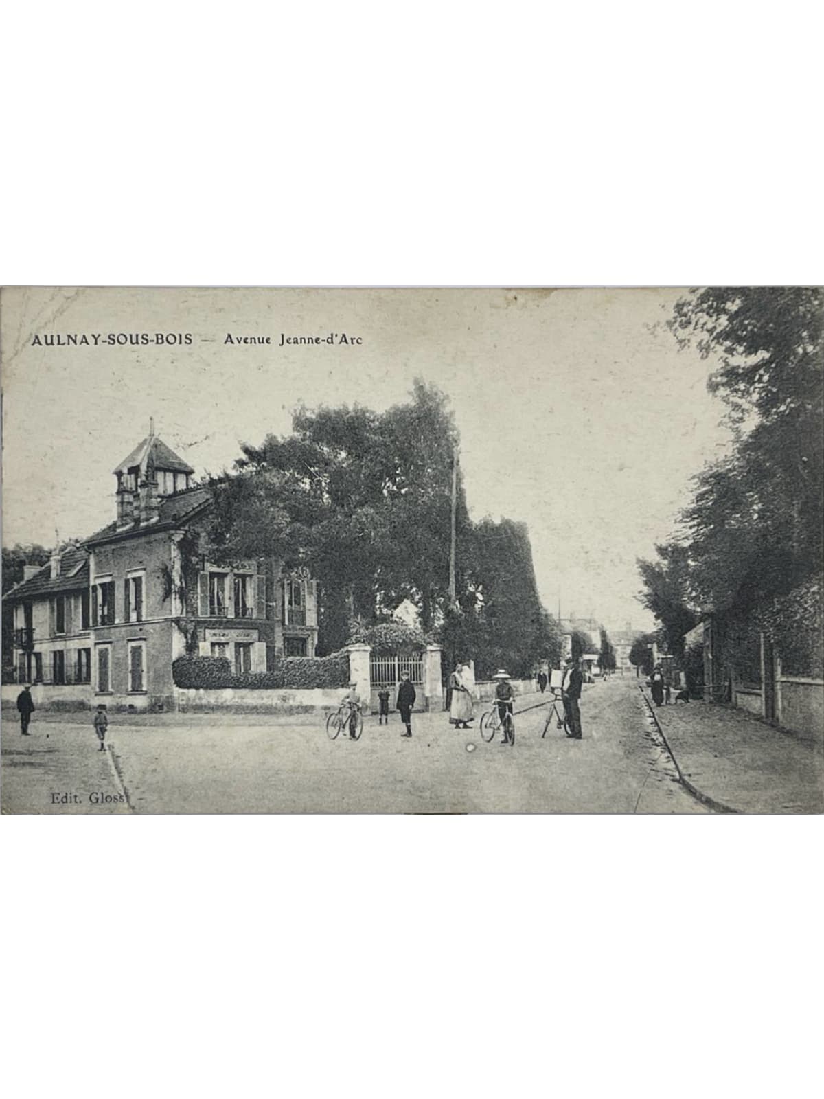 Recto de la carte postale