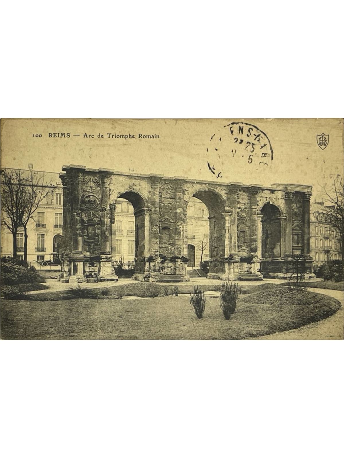 Recto de la carte postale