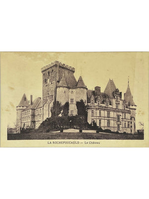 La Rochefoucauld – Le château – CPA ancienne