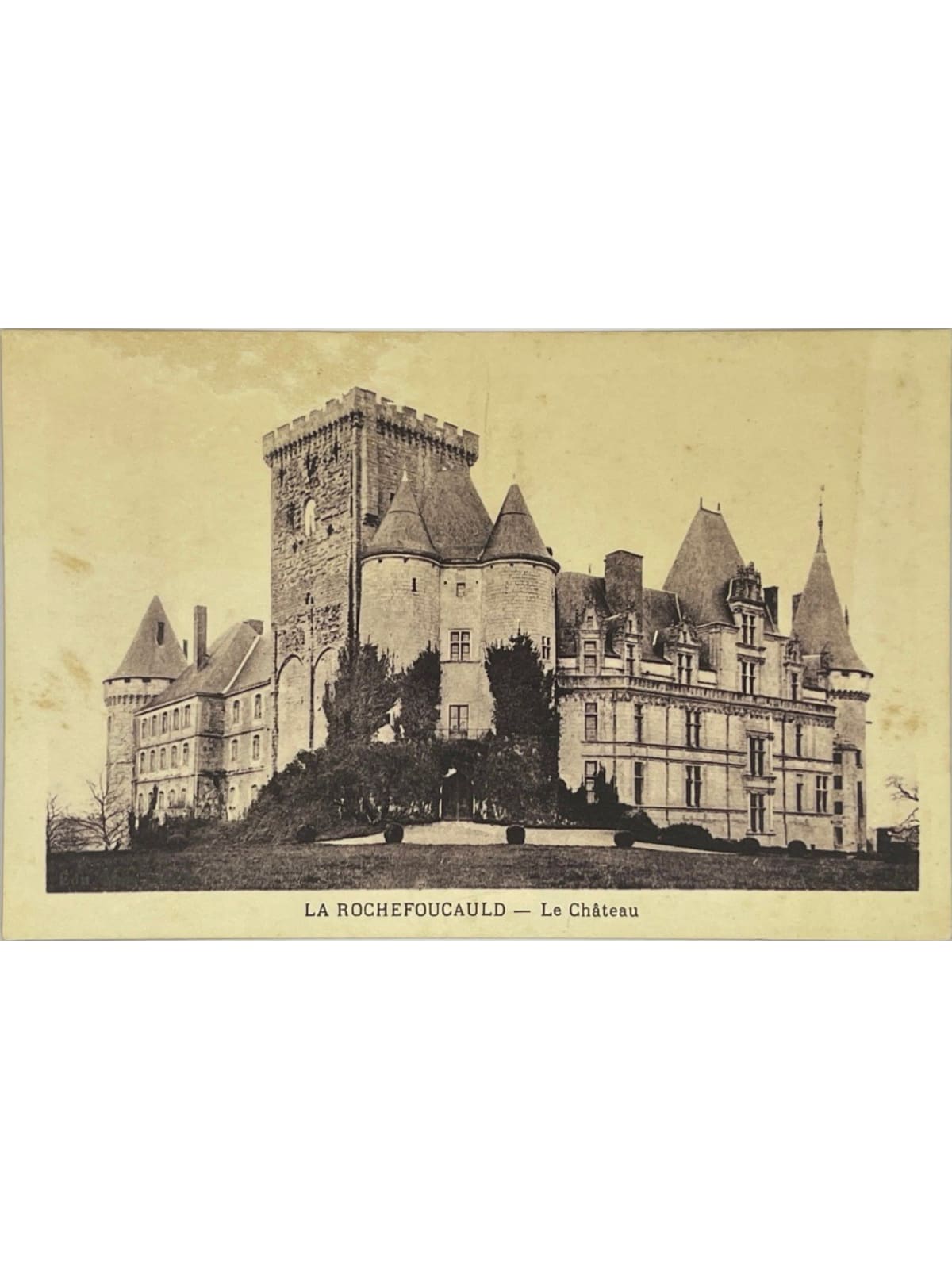 Recto de la carte postale