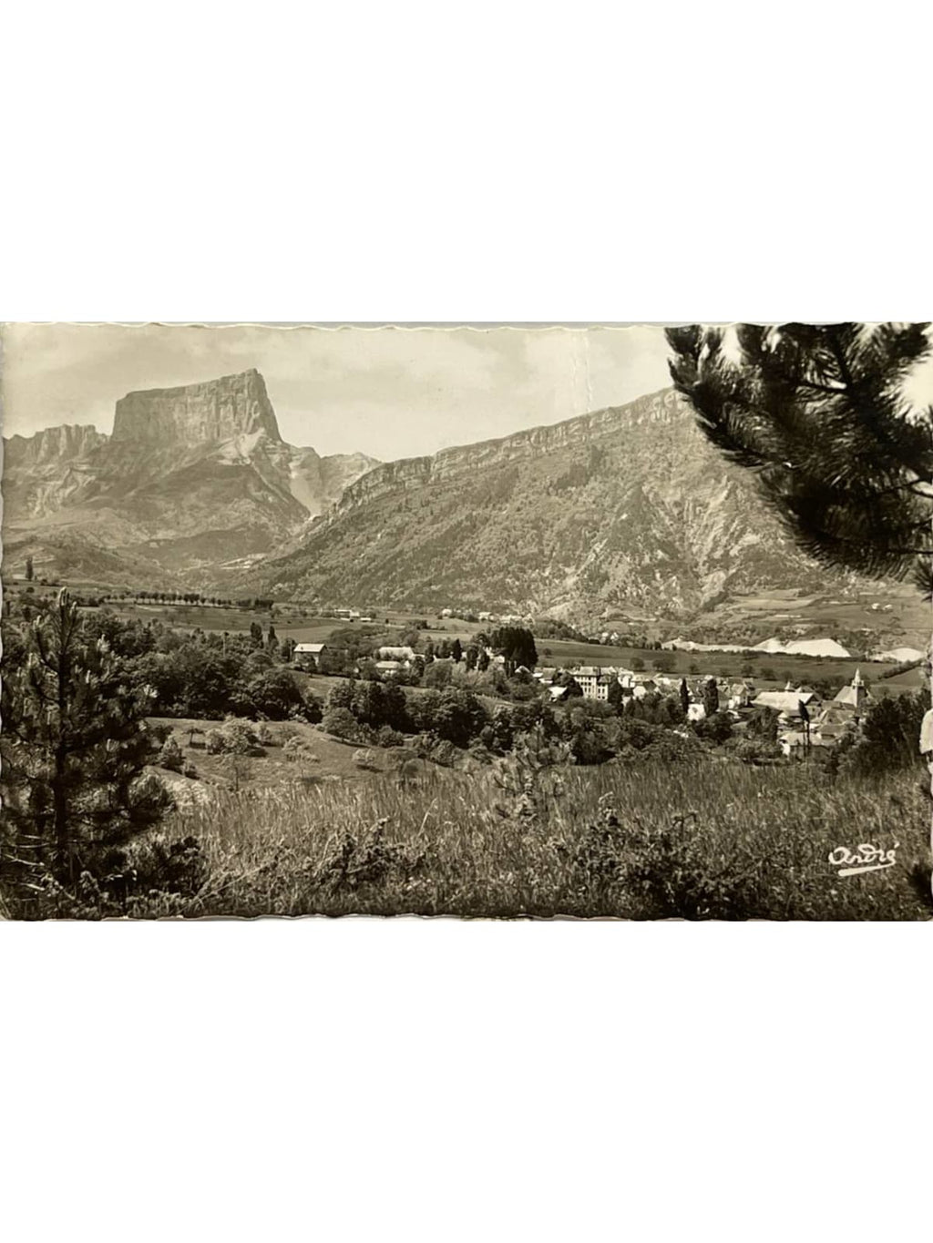 Recto de la carte postale