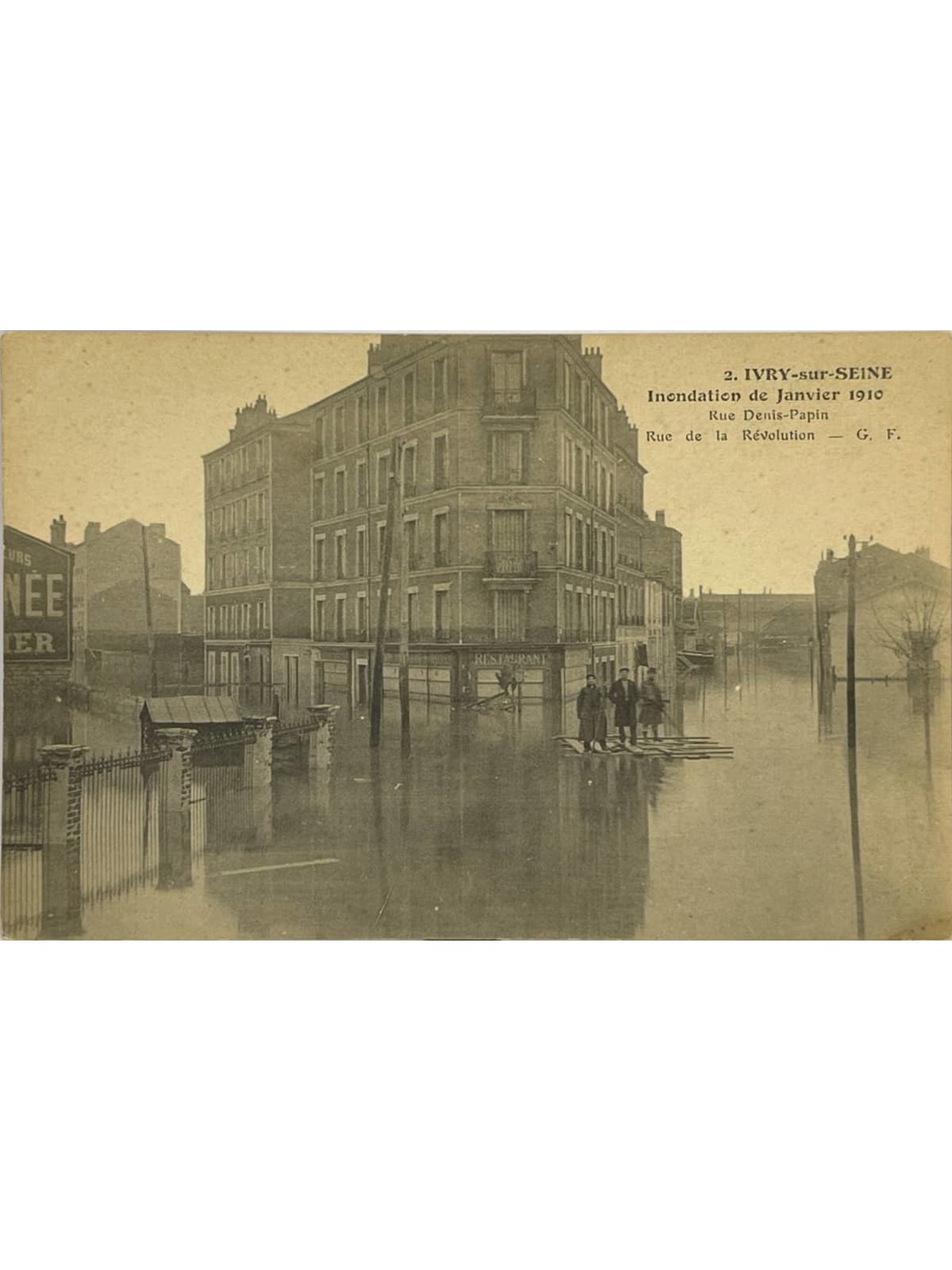 Recto de la carte postale