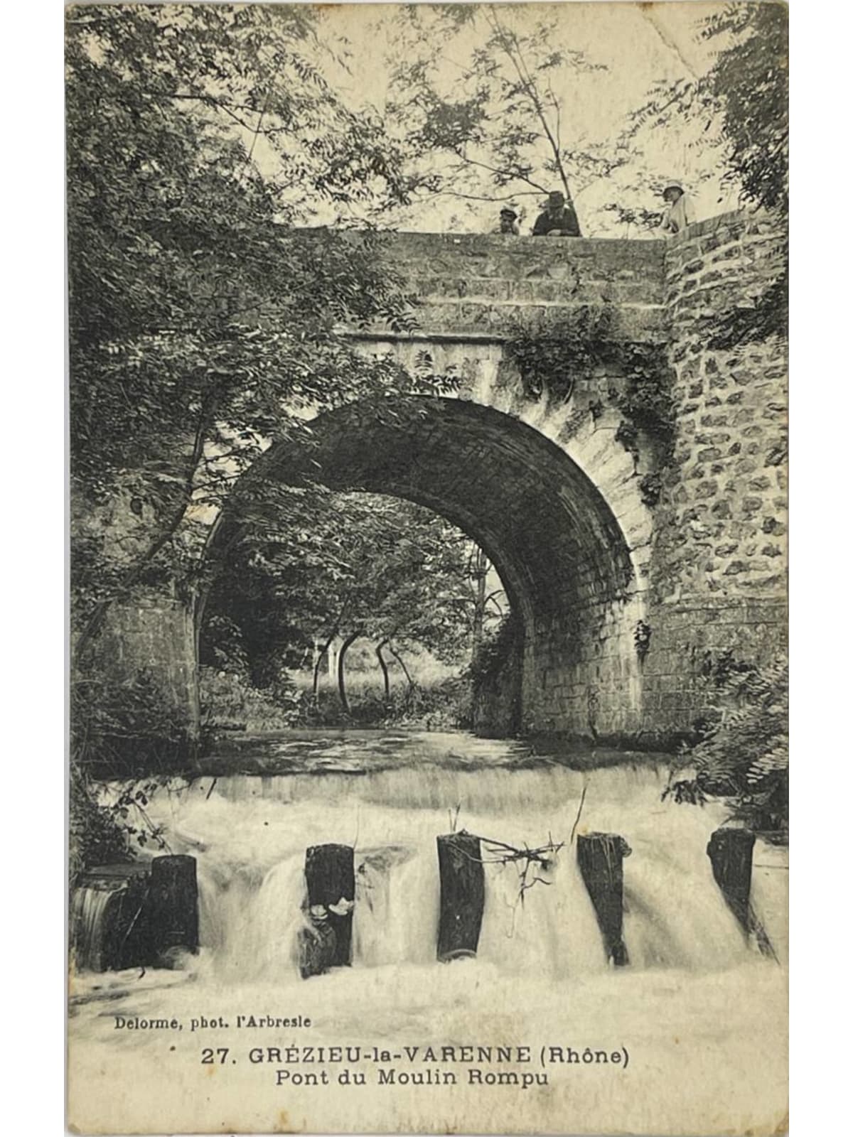 Recto de la carte postale