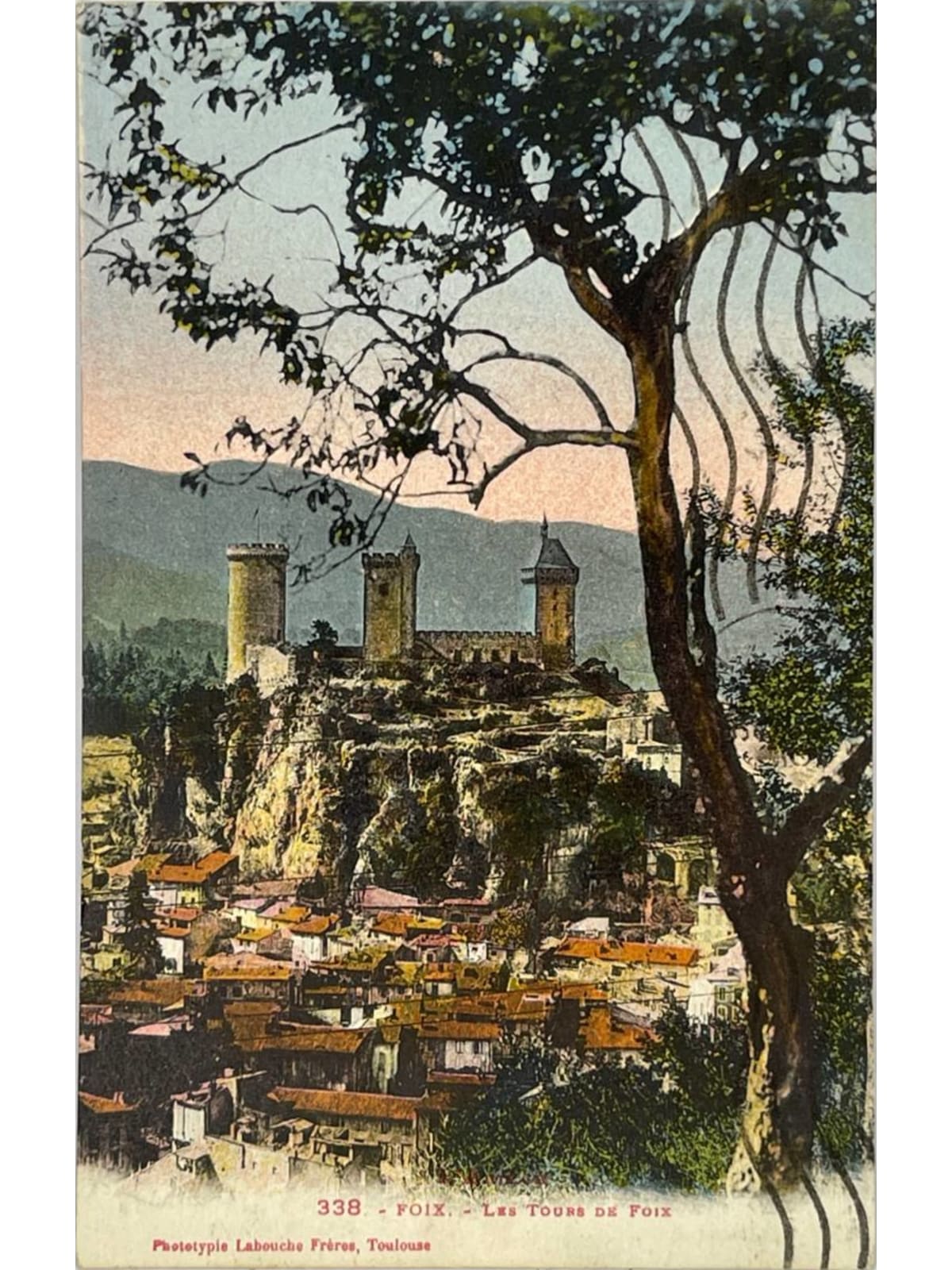 Recto de la carte postale