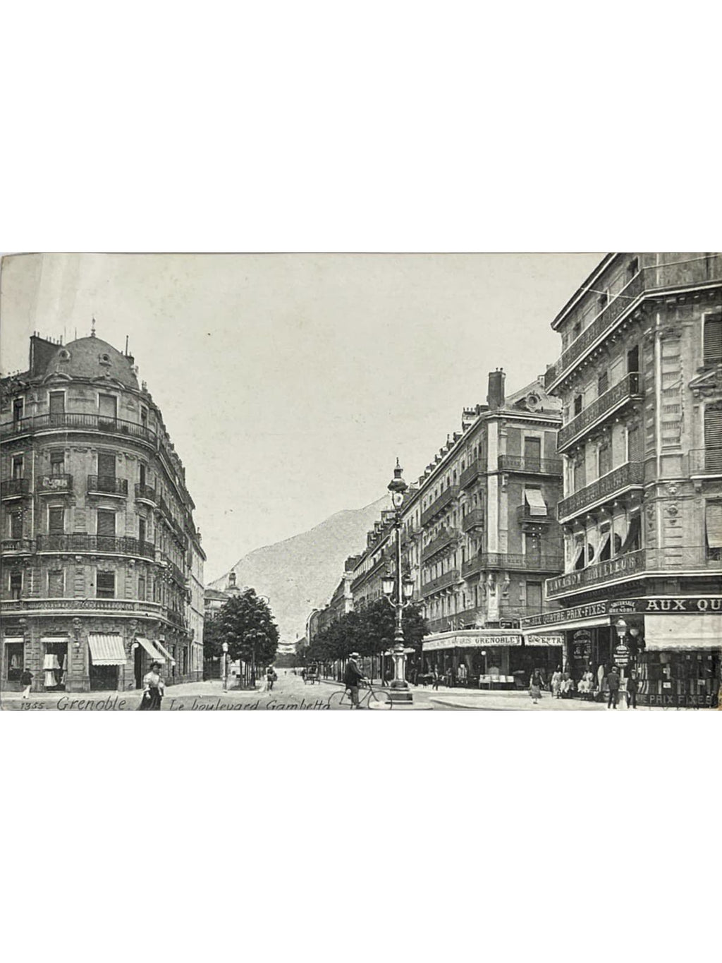 Recto de la carte postale