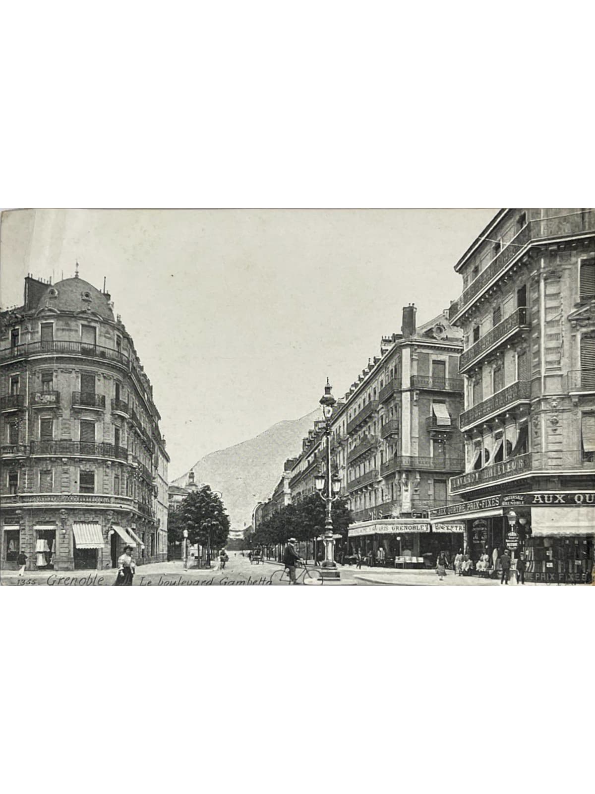 Recto de la carte postale