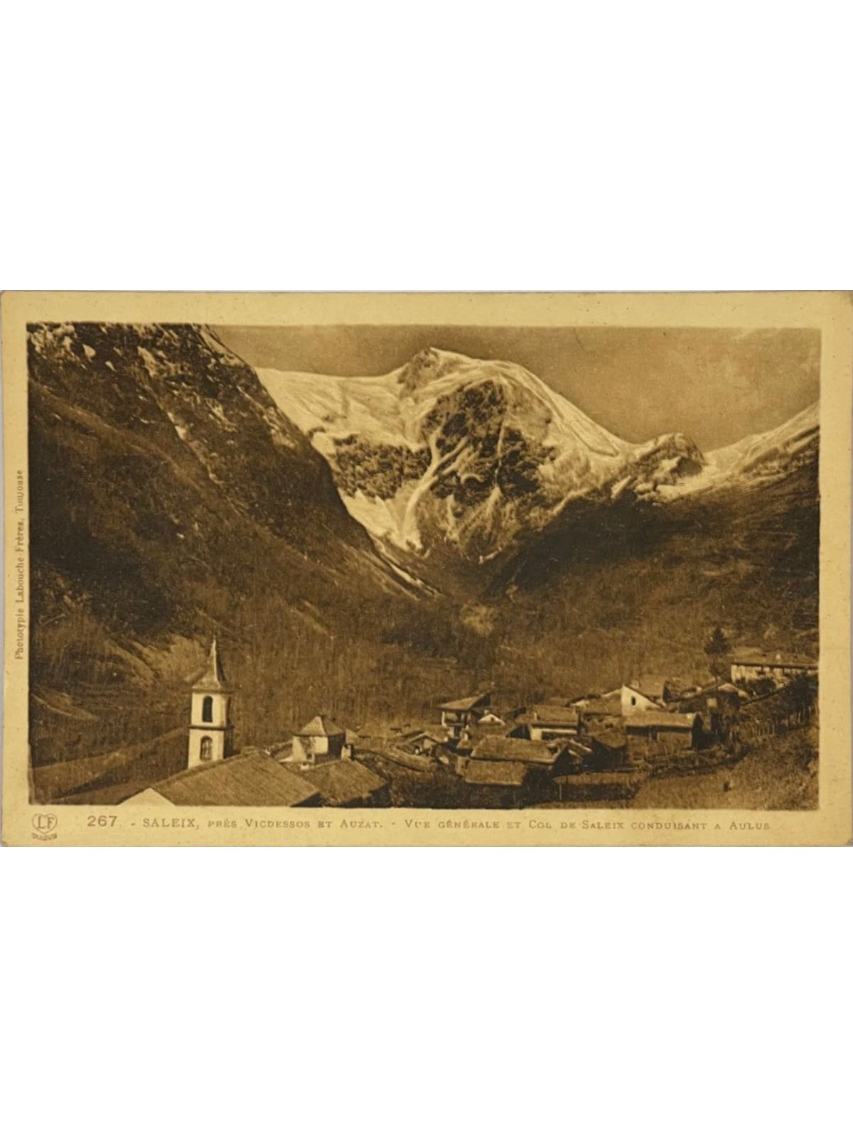Recto de la carte postale