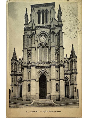 Cholet – Église Saint-Pierre – CPA ancienne n°4