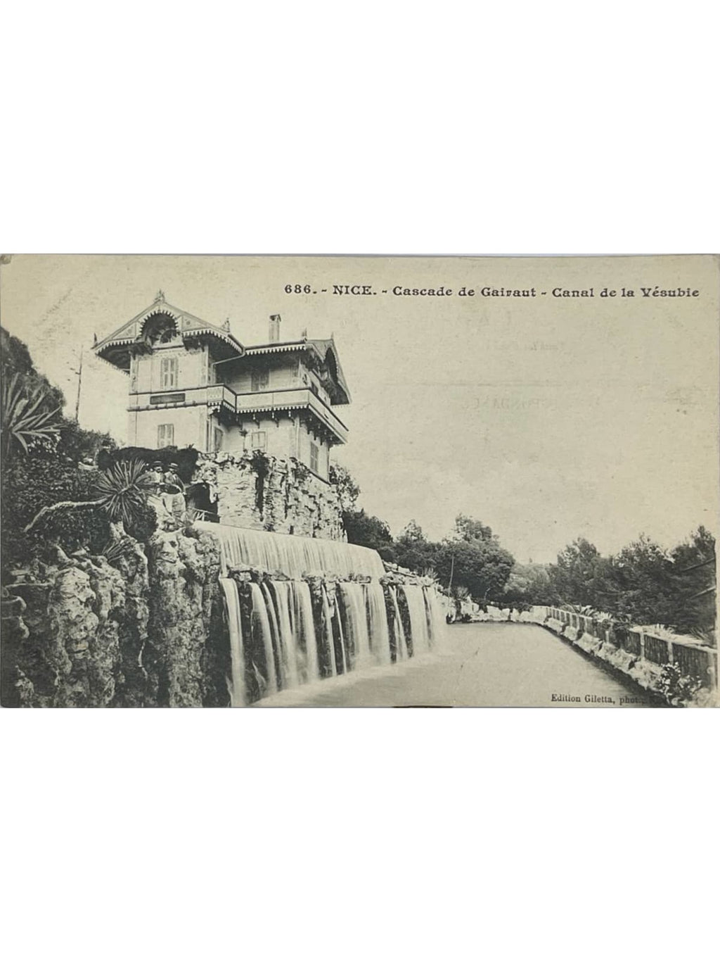 Recto de la carte postale
