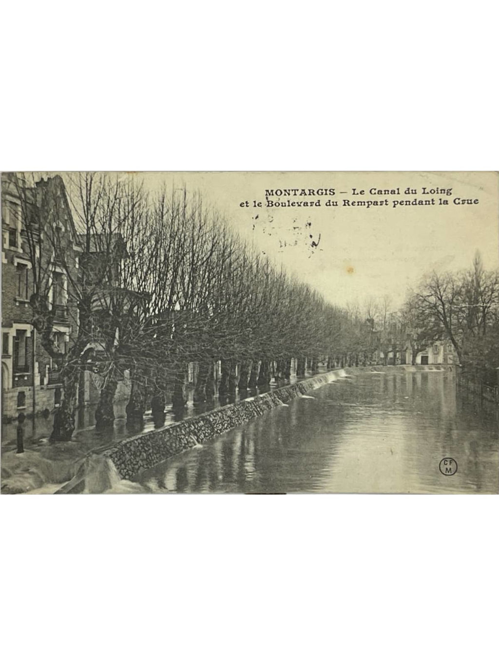 Recto de la carte postale