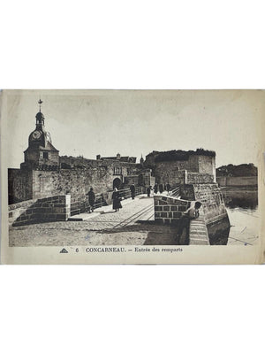 Concarneau – Entrée des remparts de la Ville Close – CPSM n° 6