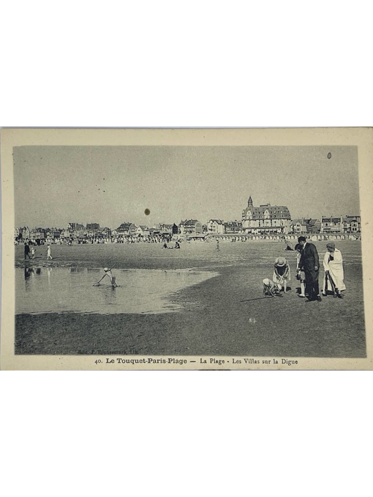 Recto de la carte postale