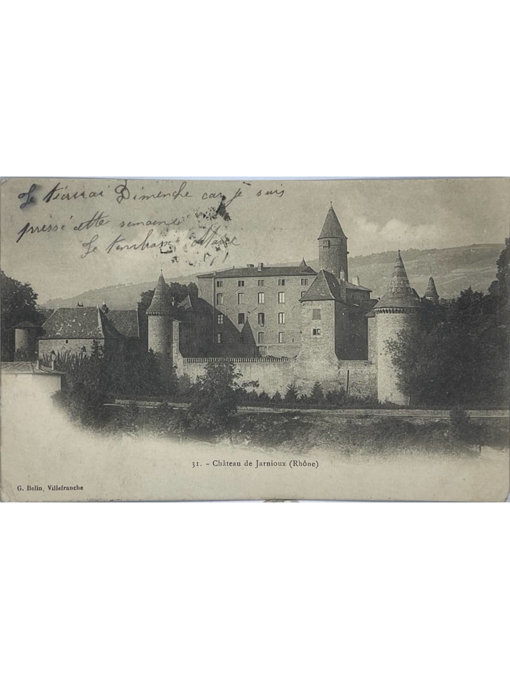Recto de la carte postale
