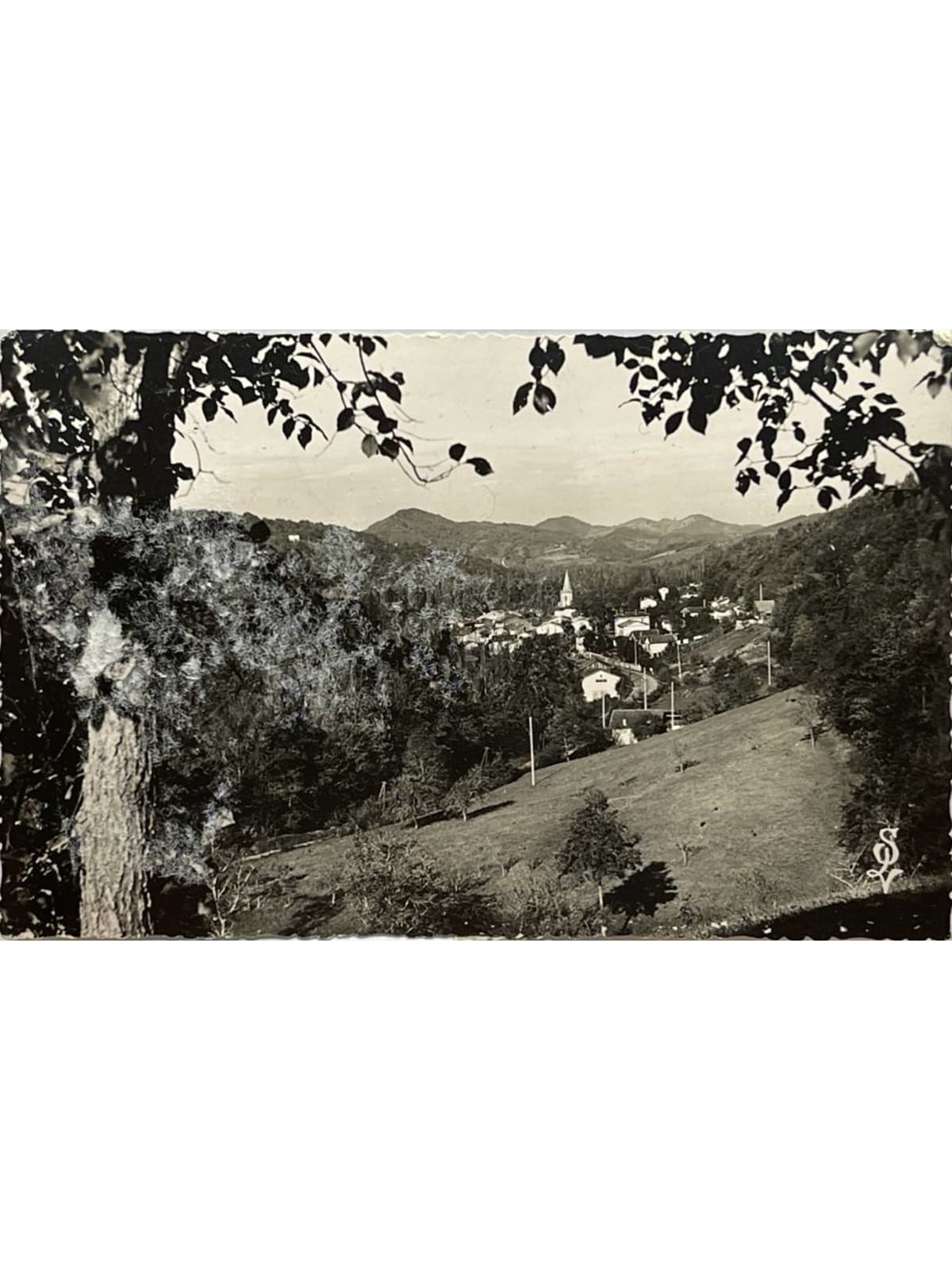 Recto de la carte postale