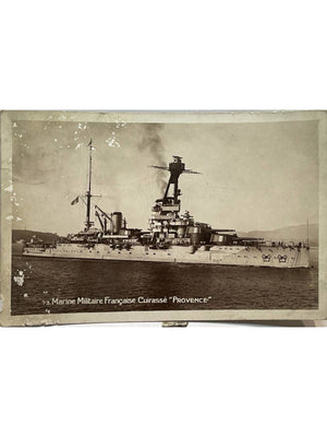 Carte postale – Cuirassé Provence – Marine militaire française – n° 73 – Léon Barral
