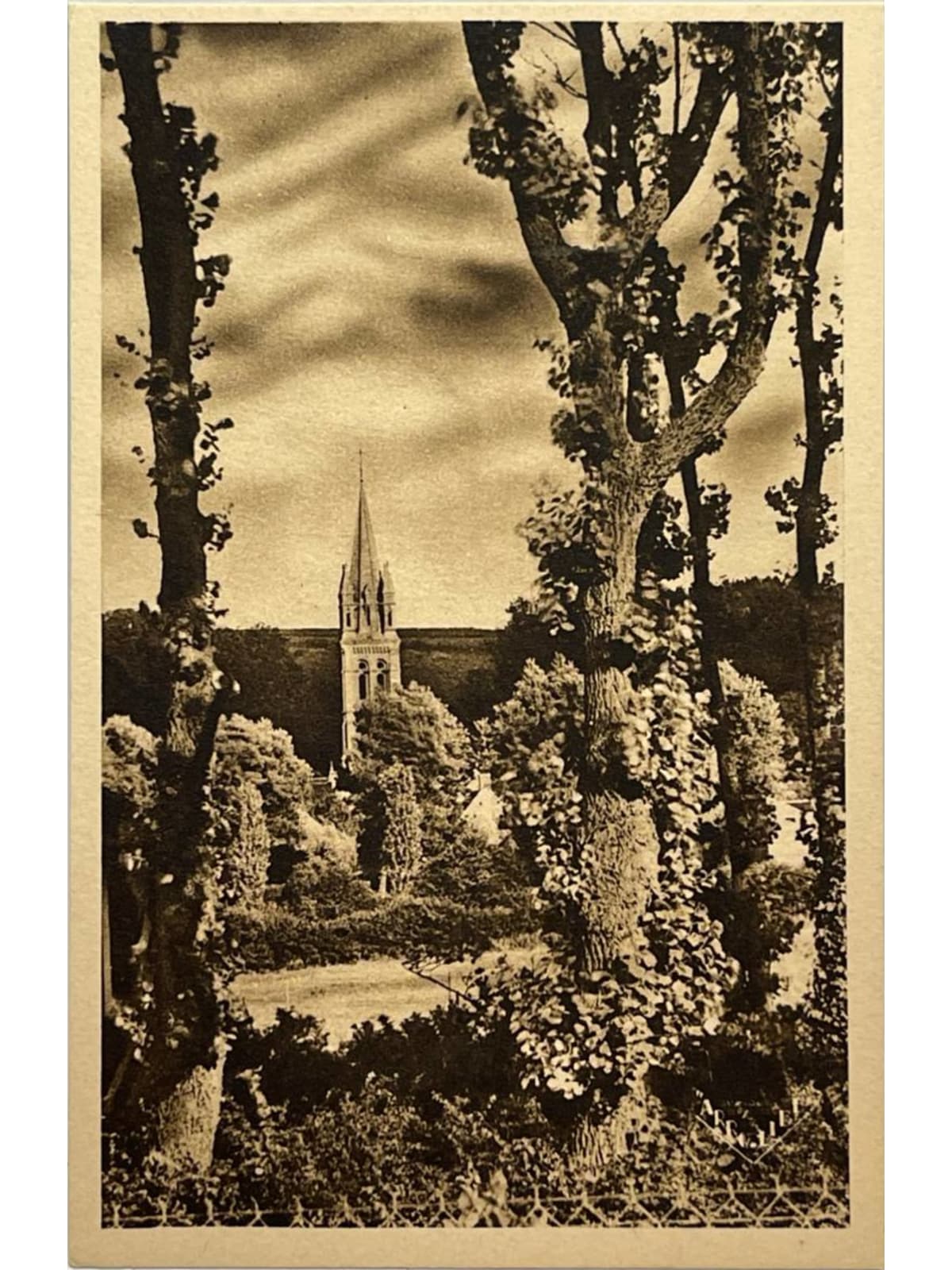 Recto de la carte postale