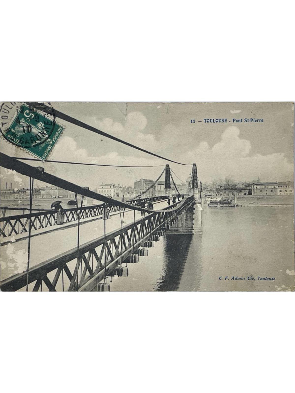 Recto de la carte postale