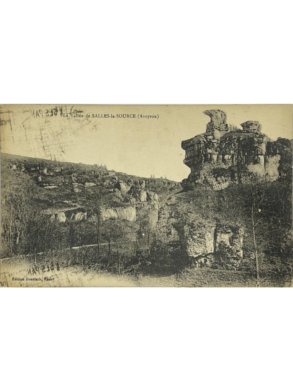 Recto de la carte postale