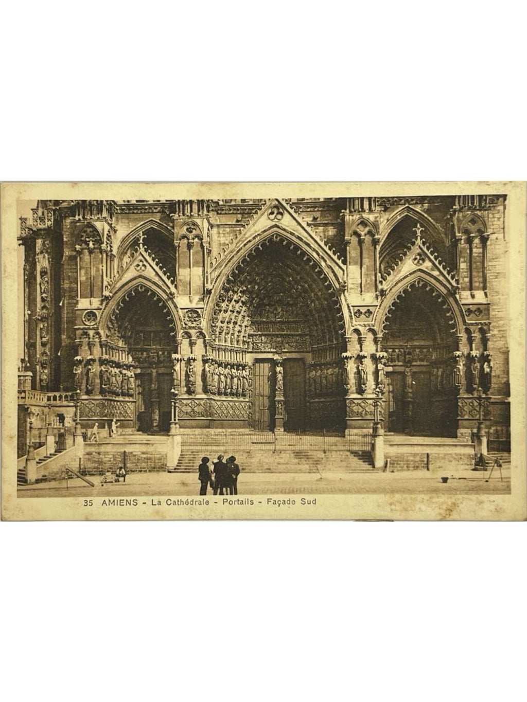 Recto de la carte postale