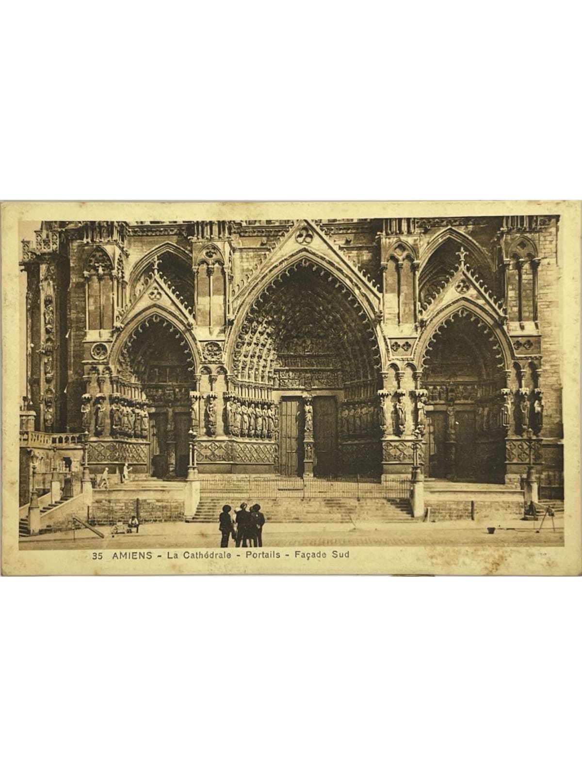 Recto de la carte postale