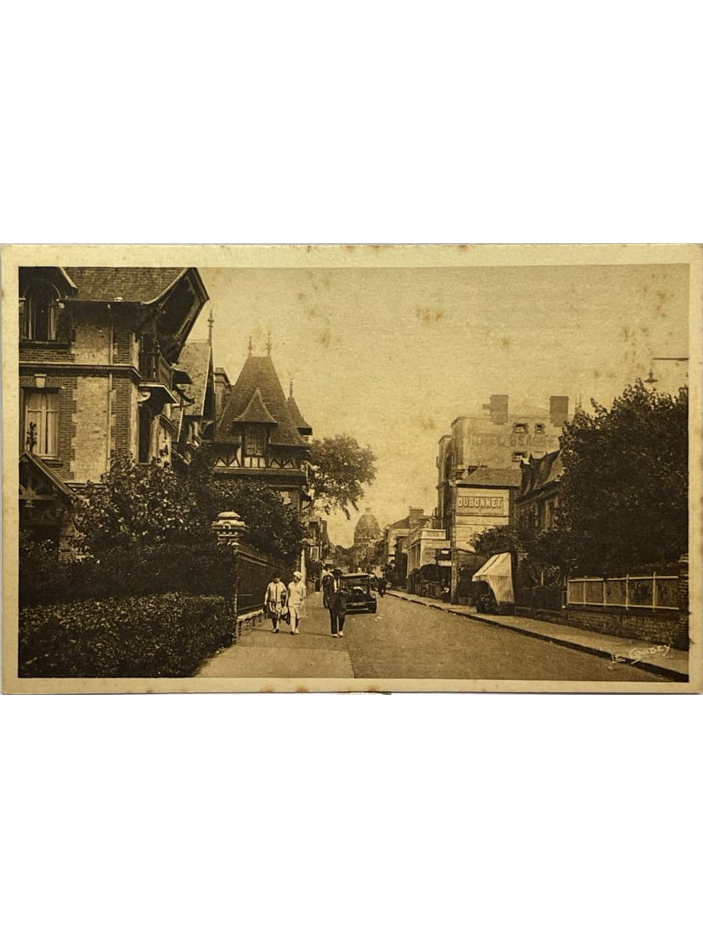 Recto de la carte postale