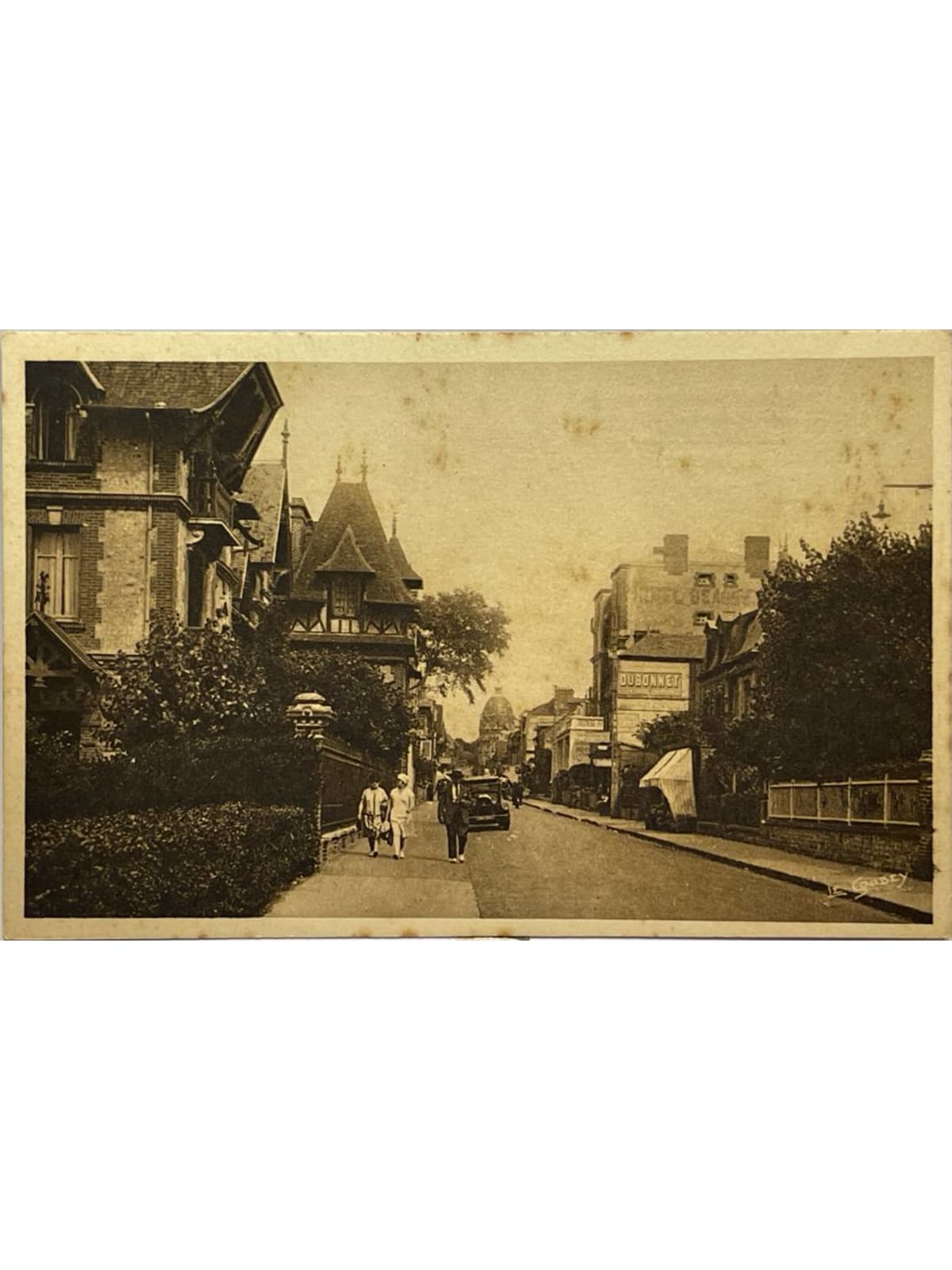 Recto de la carte postale