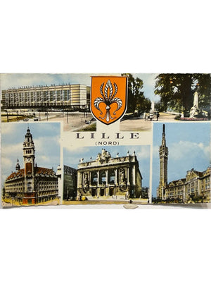 Carte postale – Lille (Nord) – Foire internationale et monuments – Carte multivues CIM