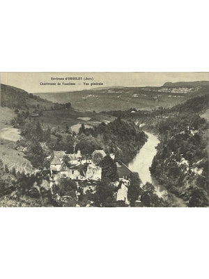Carte postale – Onoz – Chartreuse de Vaucluse, vue générale – Environs d'Orgelet