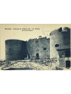 Marseille – Château d'If, donjon et porte principale – CPA