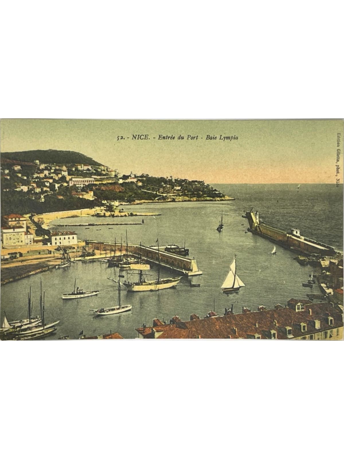 Recto de la carte postale